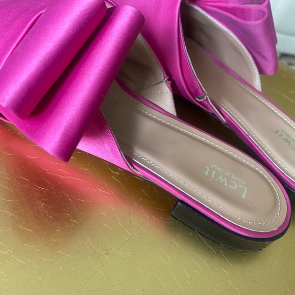 New Hot Pink Silk/Satin Slides - Picture 4 of 7